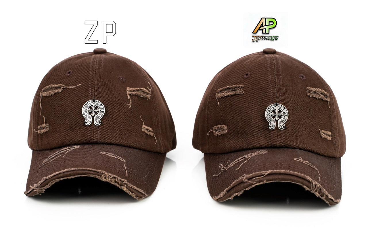 Chrome Hearts Spiked Cap Brown