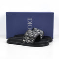 Christian Dior H-Town Oblique Platform Slides