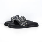 Christian Dior H-Town Oblique Platform Slides