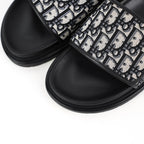 Christian Dior H-Town Oblique Platform Slides