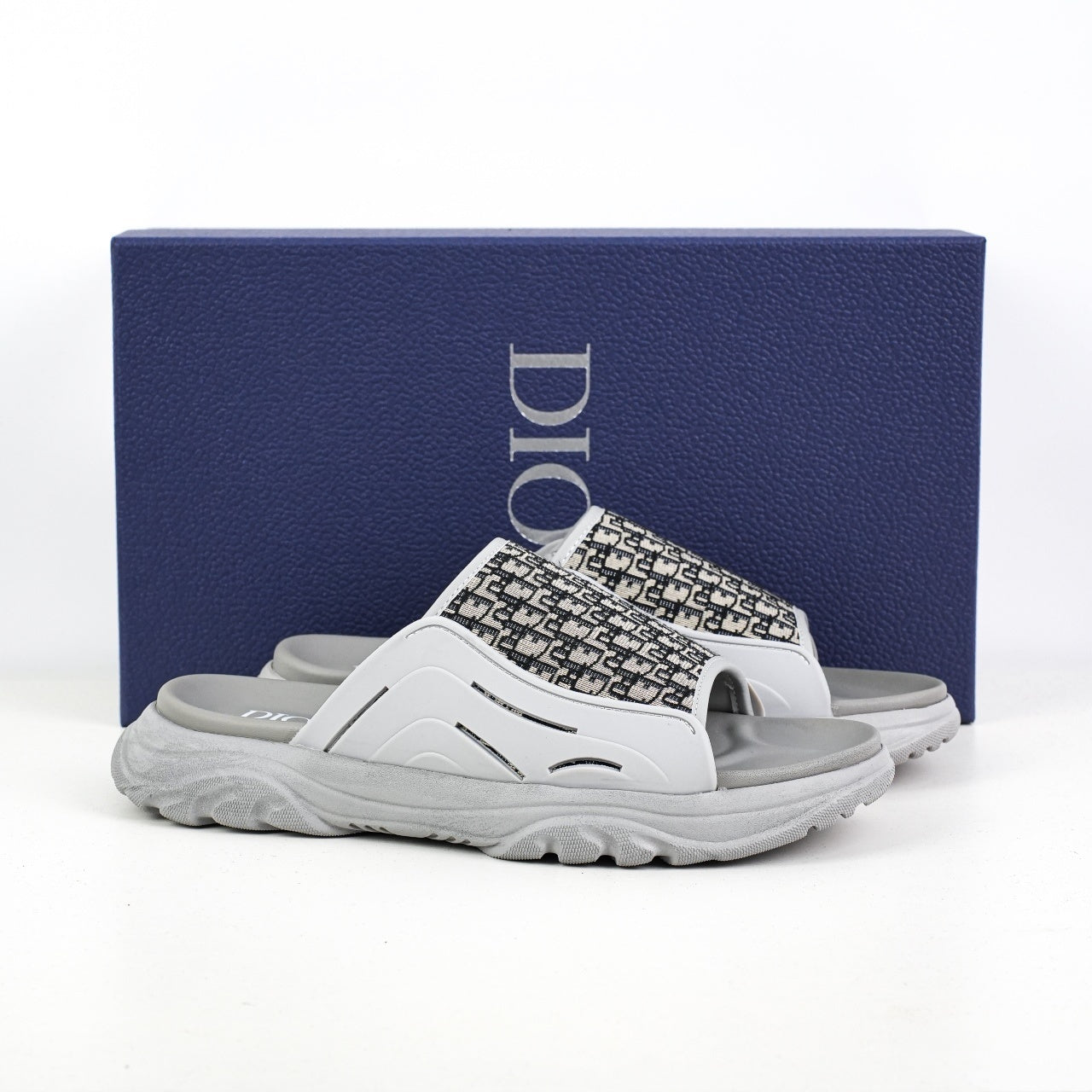 Christian Dior H-Town Oblique Platform Slipper