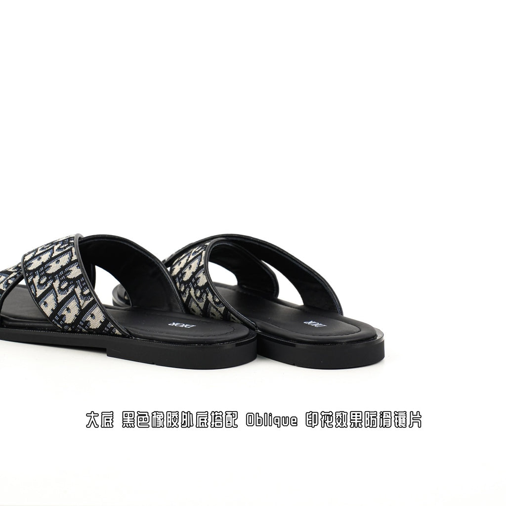 Christian Dior Alias Sandals Beige Black