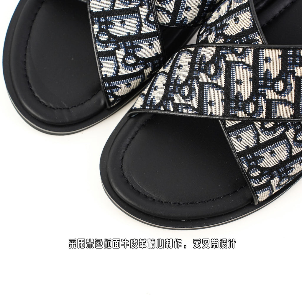 Christian Dior Alias Sandals Beige Black