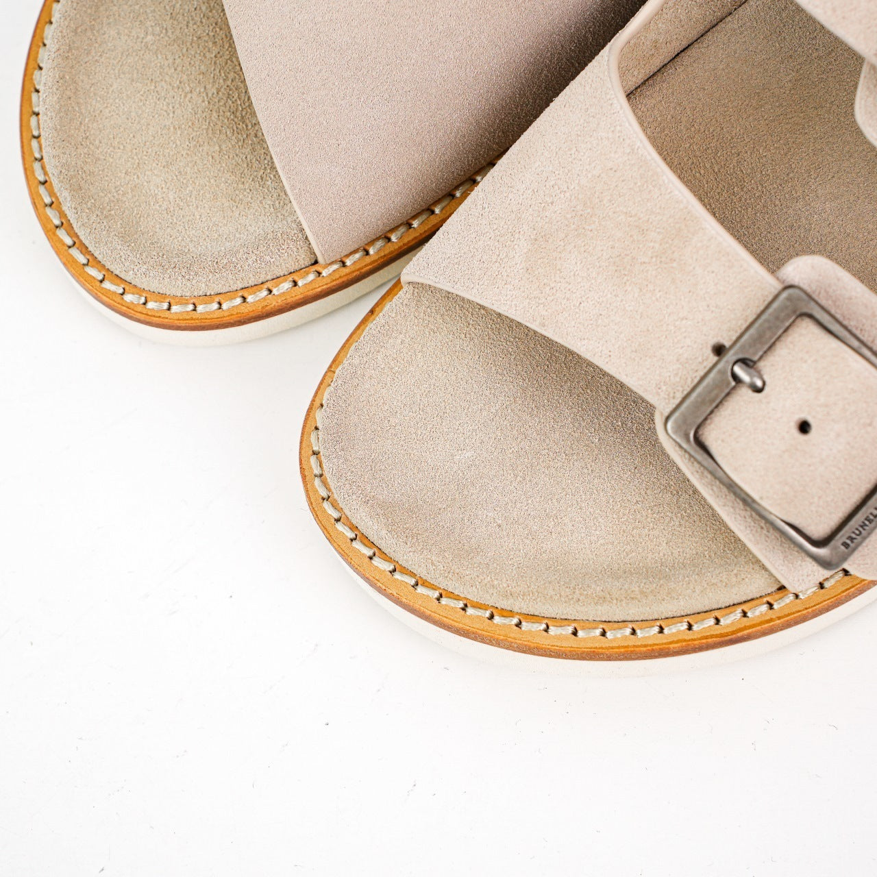 Brunello Cucinelli Suede Anti-Slip Slides