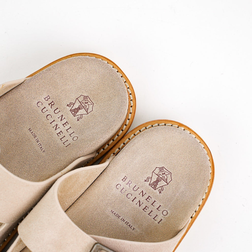 Brunello Cucinelli Suede Anti-Slip Slides
