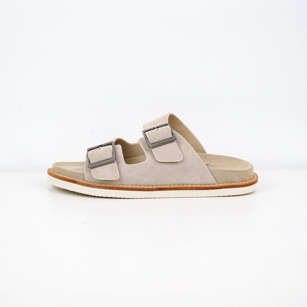 Brunello Cucinelli Suede Anti-Slip Slides