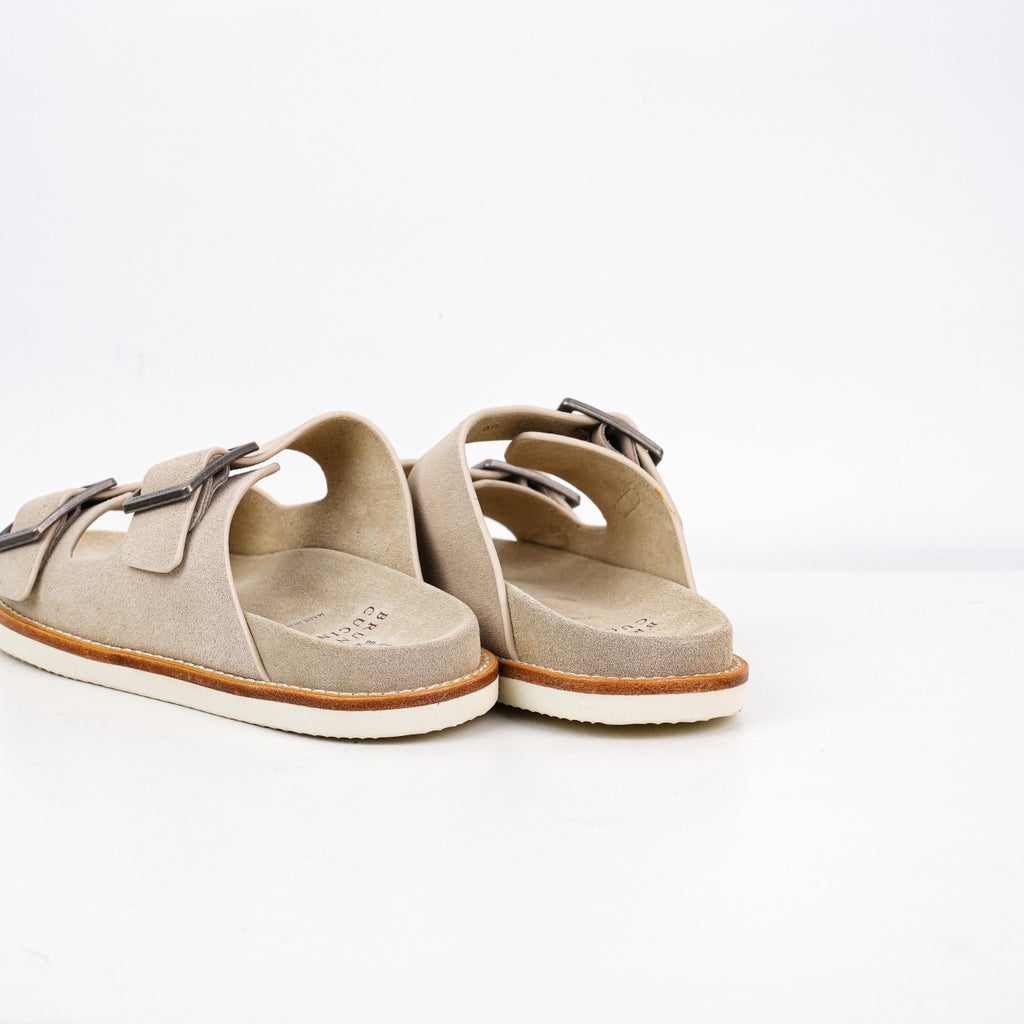 Brunello Cucinelli Suede Anti-Slip Slides