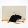 Brunello Cucinelli Logo Suede Flip Flops
