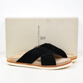 Brunello Cucinelli Logo Double-Breasted Slides
