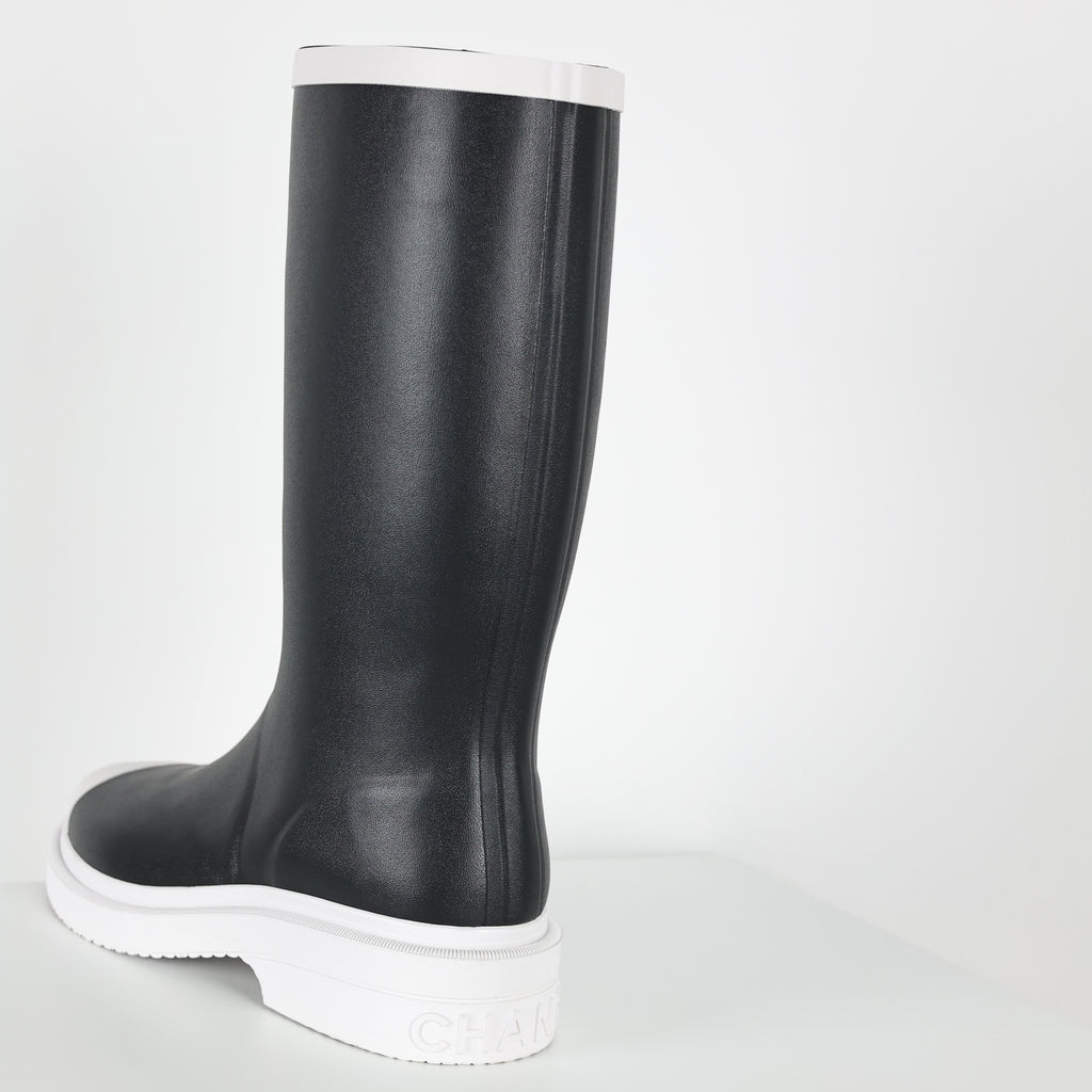 Chanel Rain Boots