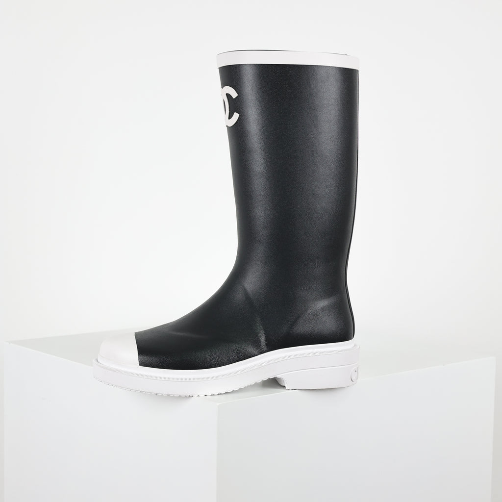Chanel Rain Boots