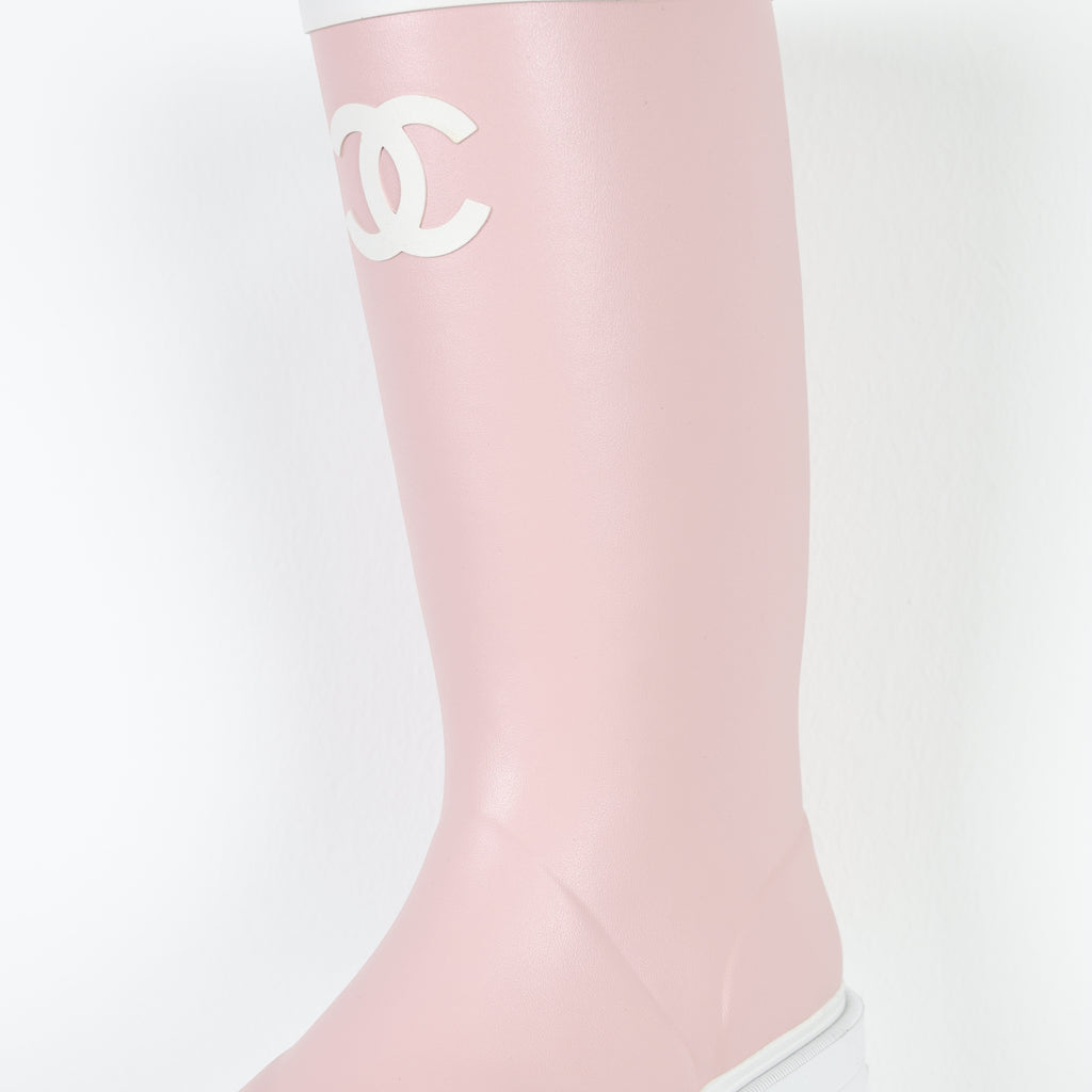 Chanel Rain Boots
