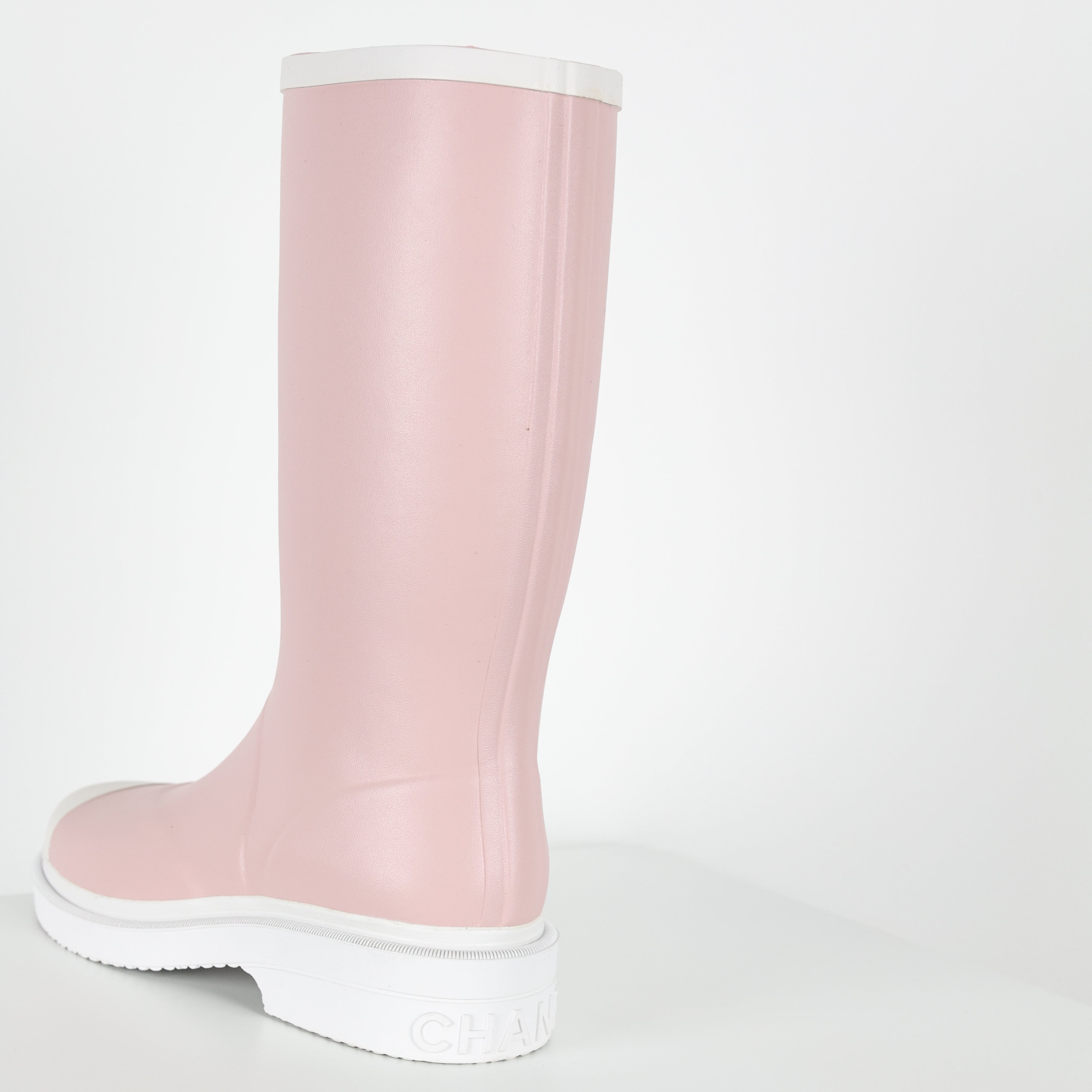 Chanel Rain Boots