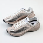 Chanel Laminated Calfskin Suede CC Sneakers