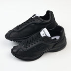 Chanel Laminated Calfskin Suede CC Sneakers