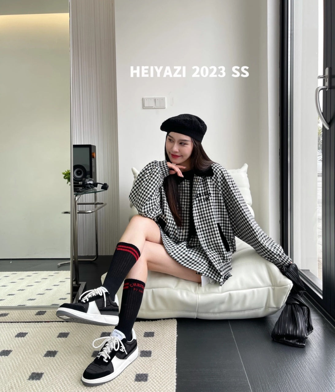 Chanel Suede Quilted Tennis Sneakers