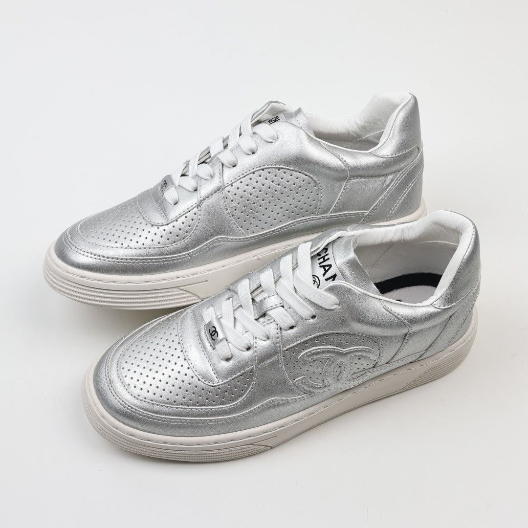 Chanel Cruise 2022/23 Fabric & Laminated Sneakers