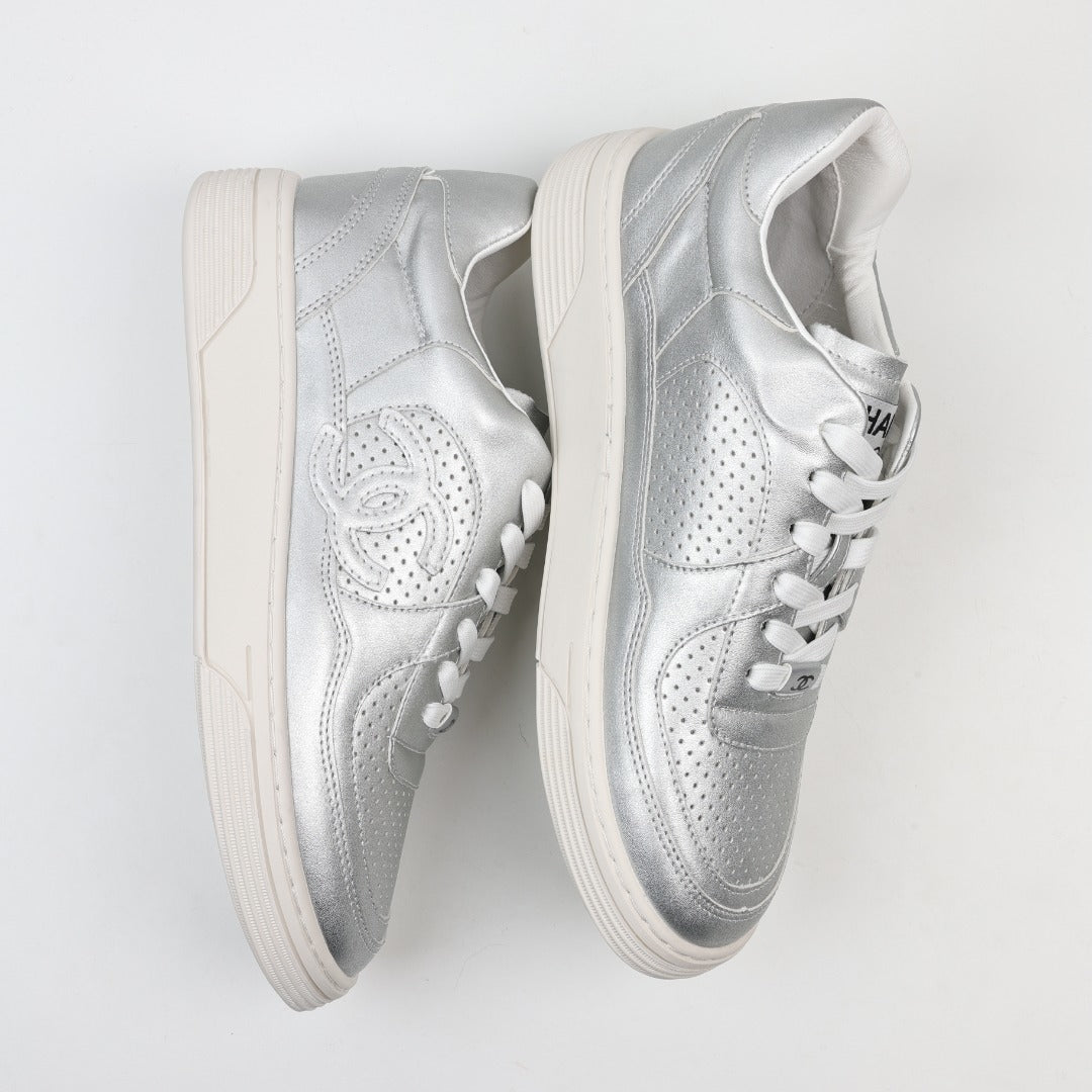 Chanel Cruise 2022/23 Fabric & Laminated Sneakers