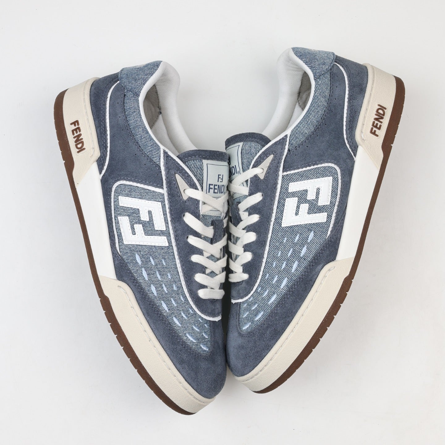 Fendi Match Low-Top Sneakers