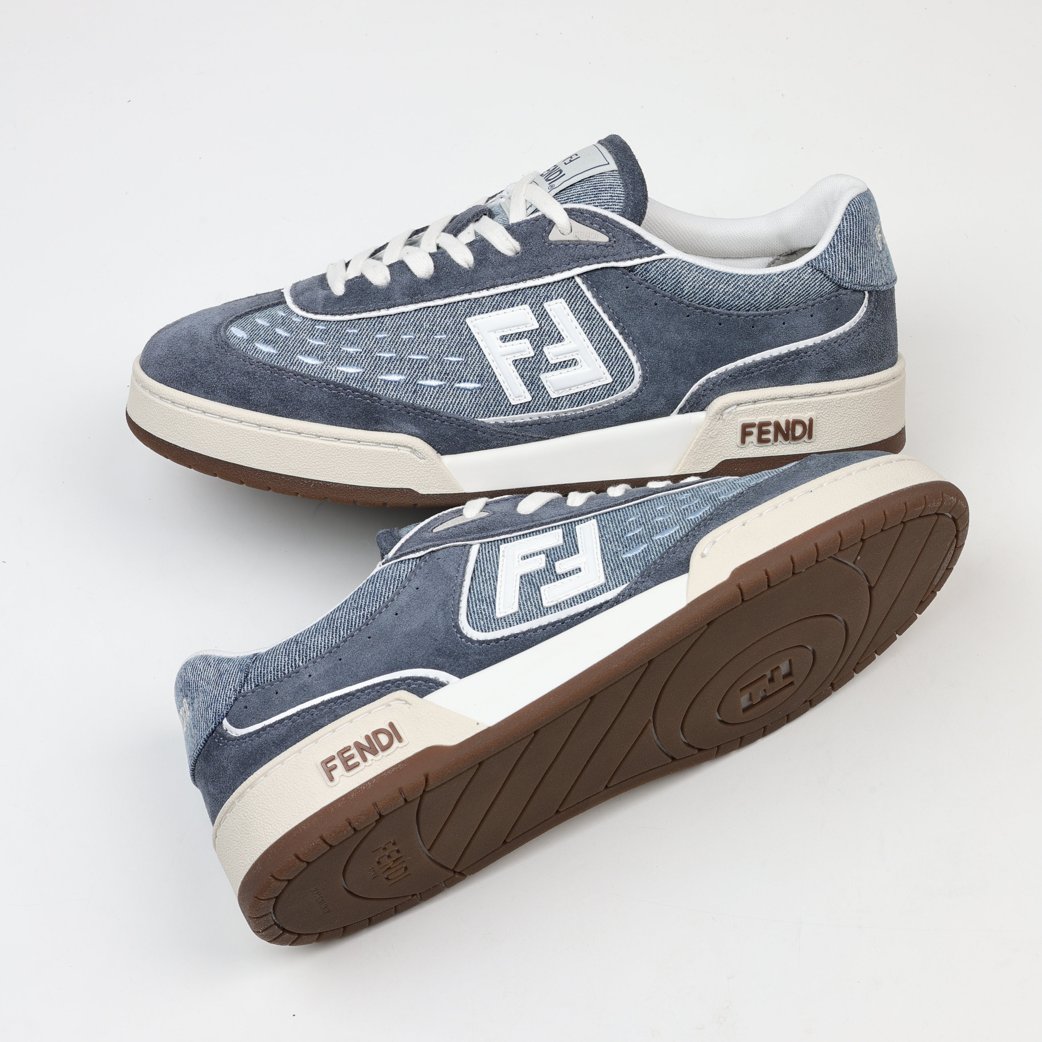 Fendi Match Low-Top Sneakers