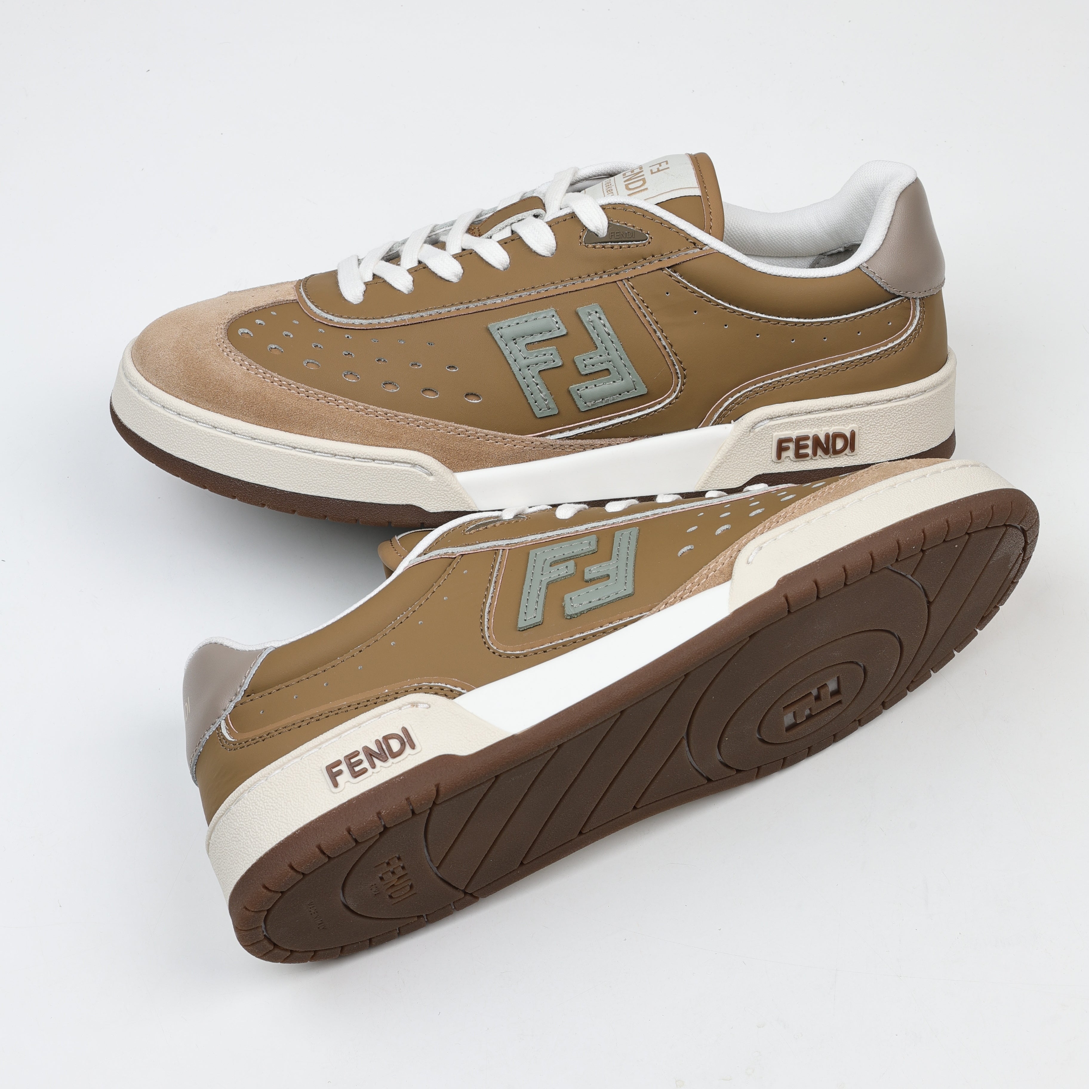 Fendi Match Low-Top Sneakers