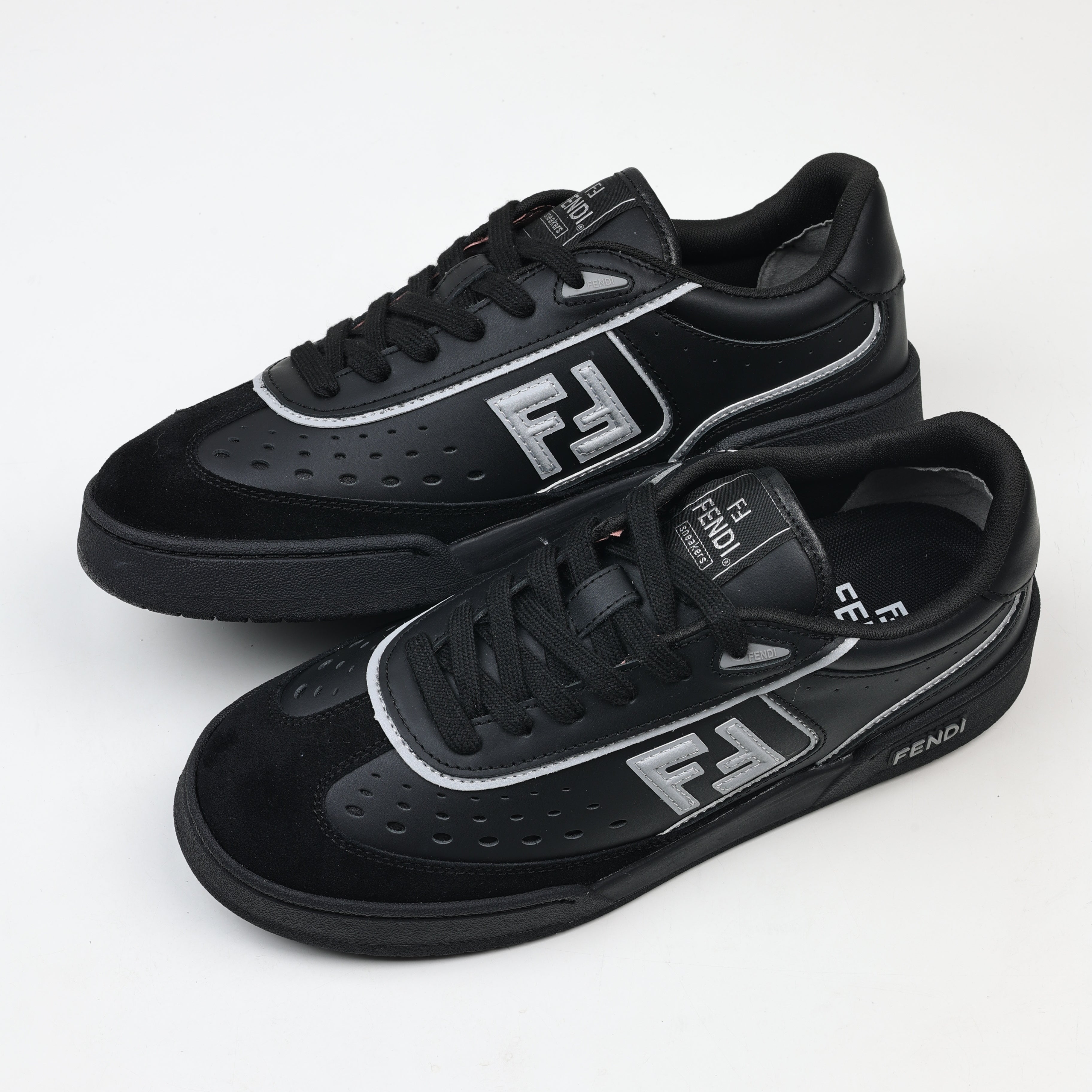 Fendi Match Low-Top Sneakers