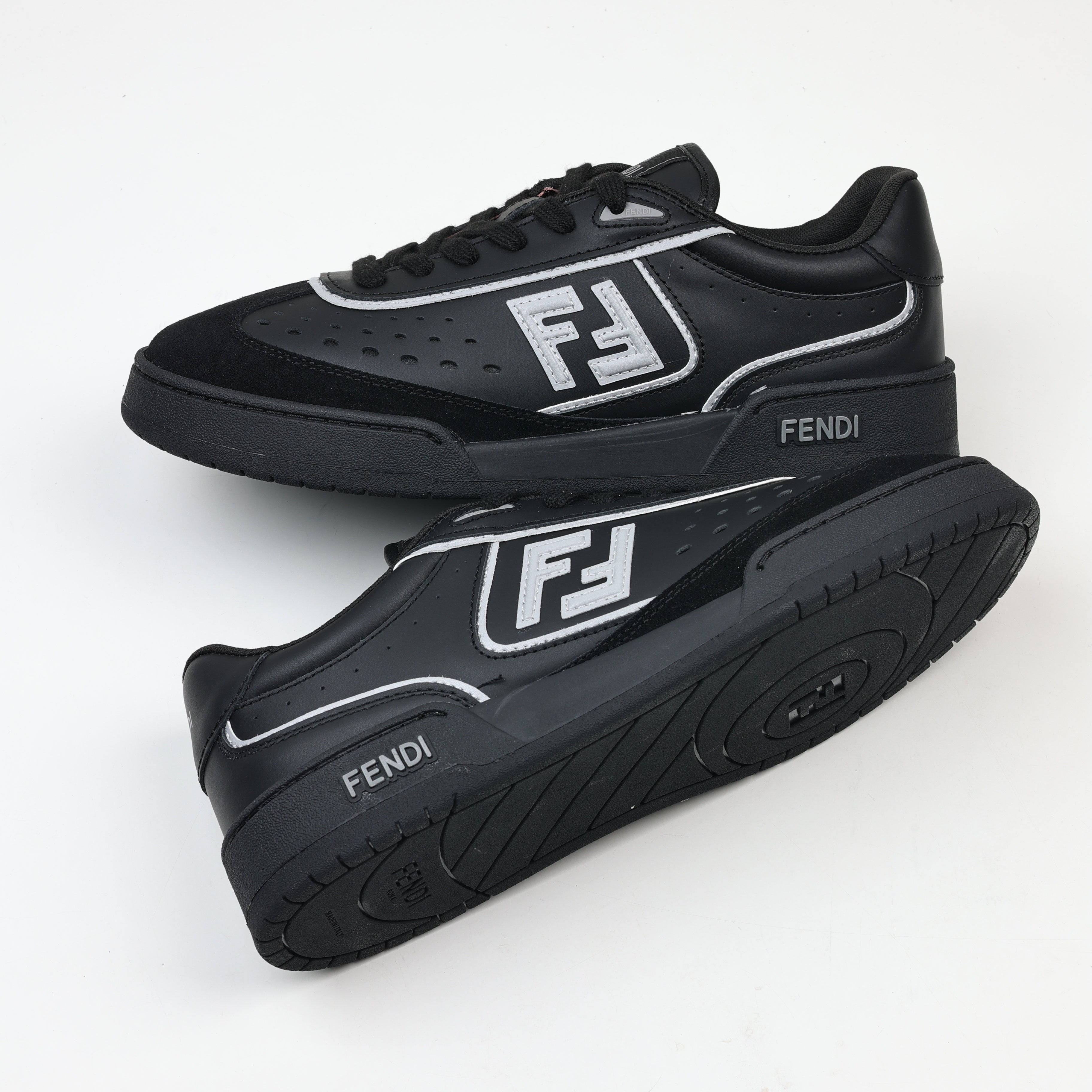 Fendi Match Low-Top Sneakers