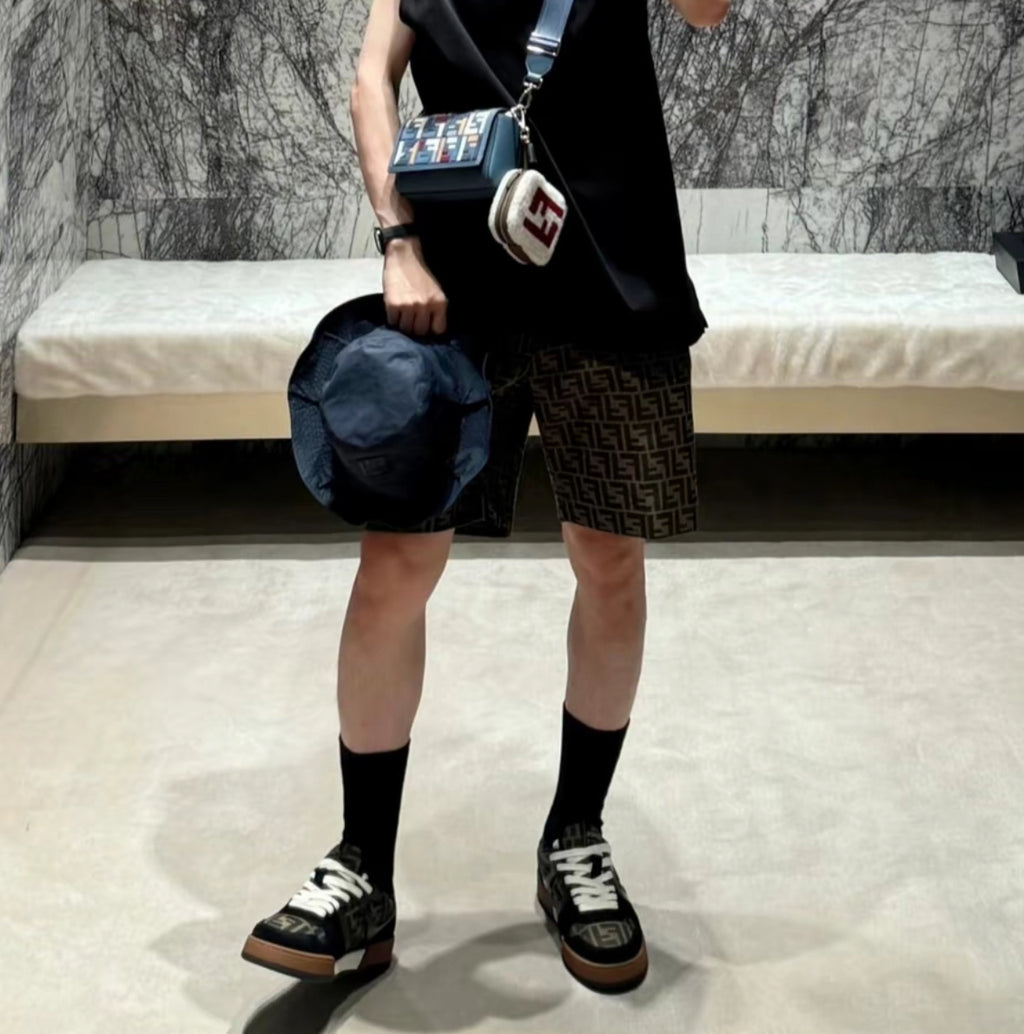 Fendi Match Low-Cut Sneakers