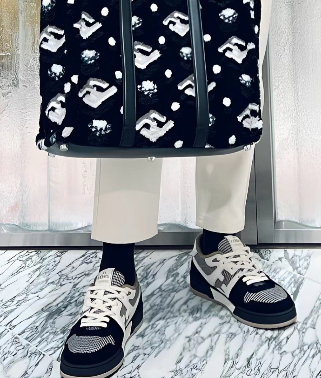Fendi Match Low-Cut Sneakers