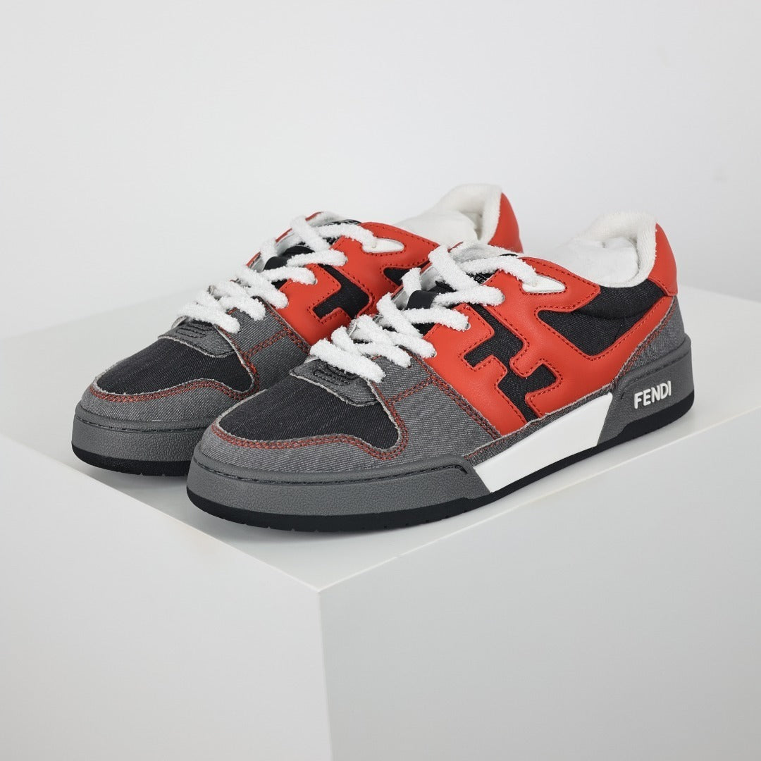Fendi Match Low-Cut Sneakers