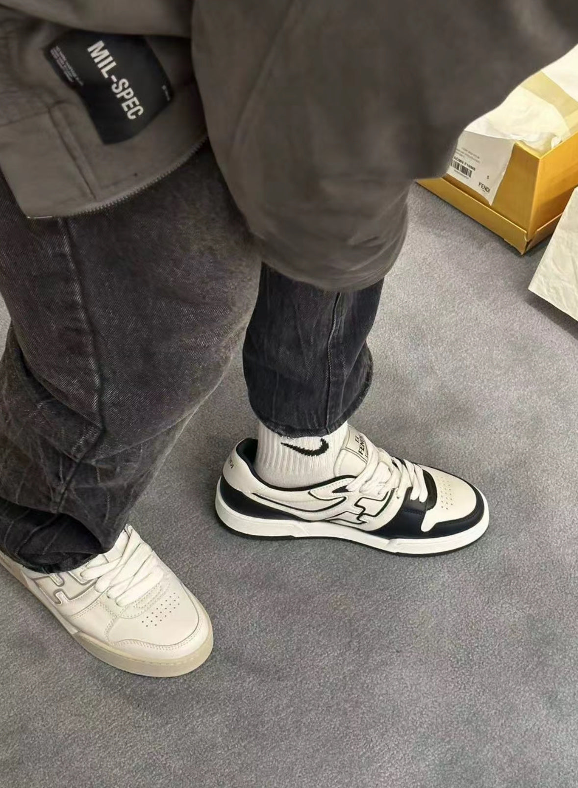 Fendi Match Low-Cut Sneakers