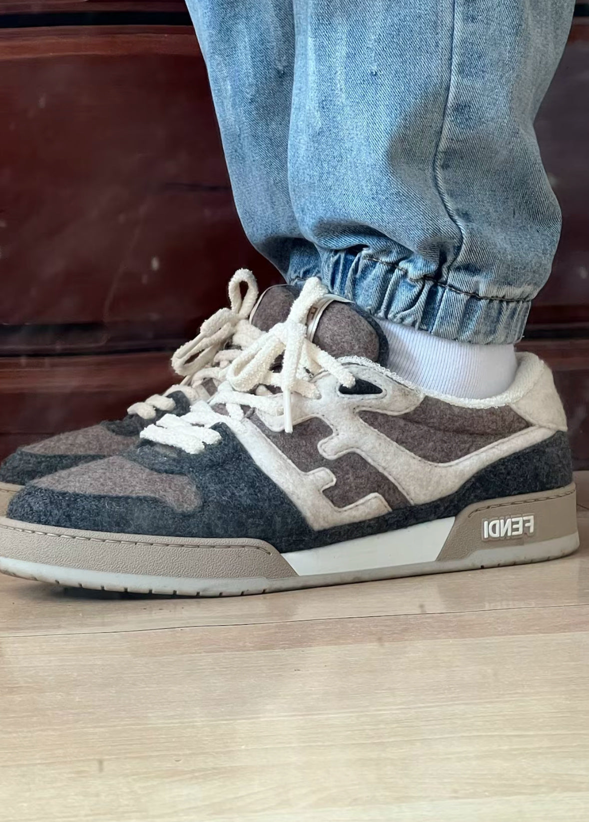 Fendi Match Low-Cut Sneakers