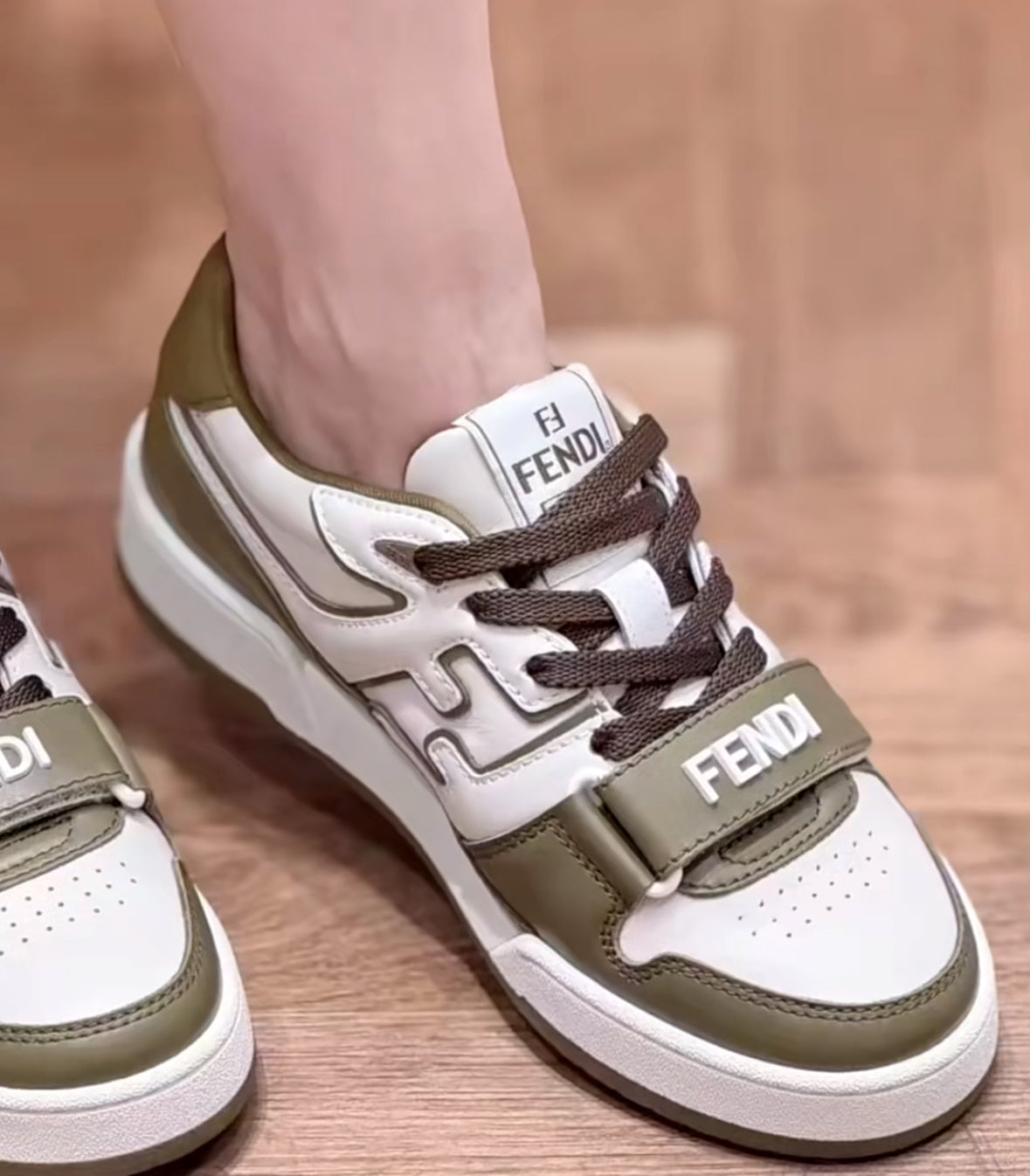 Fendi Match Low-Cut Sneakers