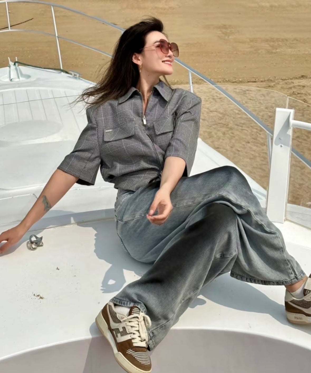 Fendi Match Low-Cut Sneakers