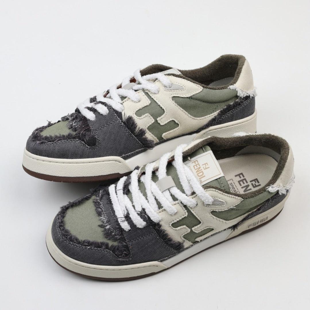 Fendi Match Low-Cut Sneakers