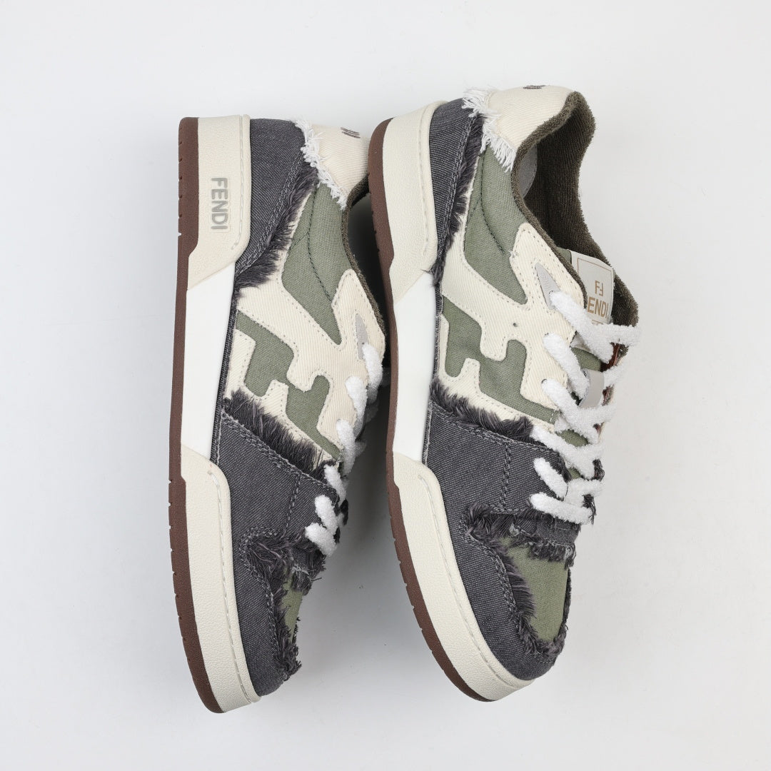 Fendi Match Low-Cut Sneakers