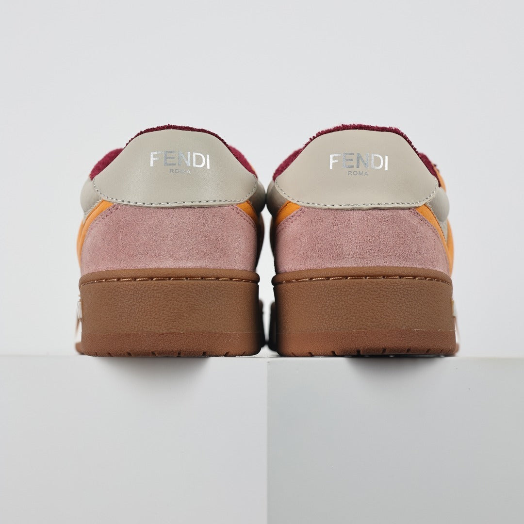 Fendi Match Low-Cut Sneakers