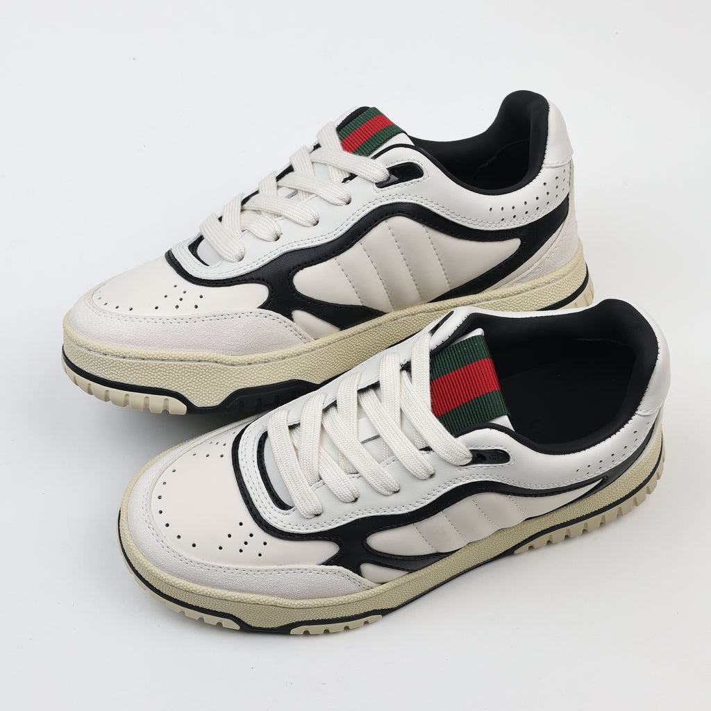 Gucci Re-Web Leather Sneakers Low-Top