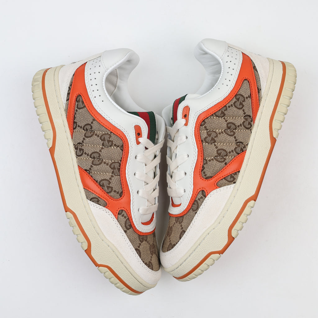 Gucci Re-Web Leather Sneakers Low-Top