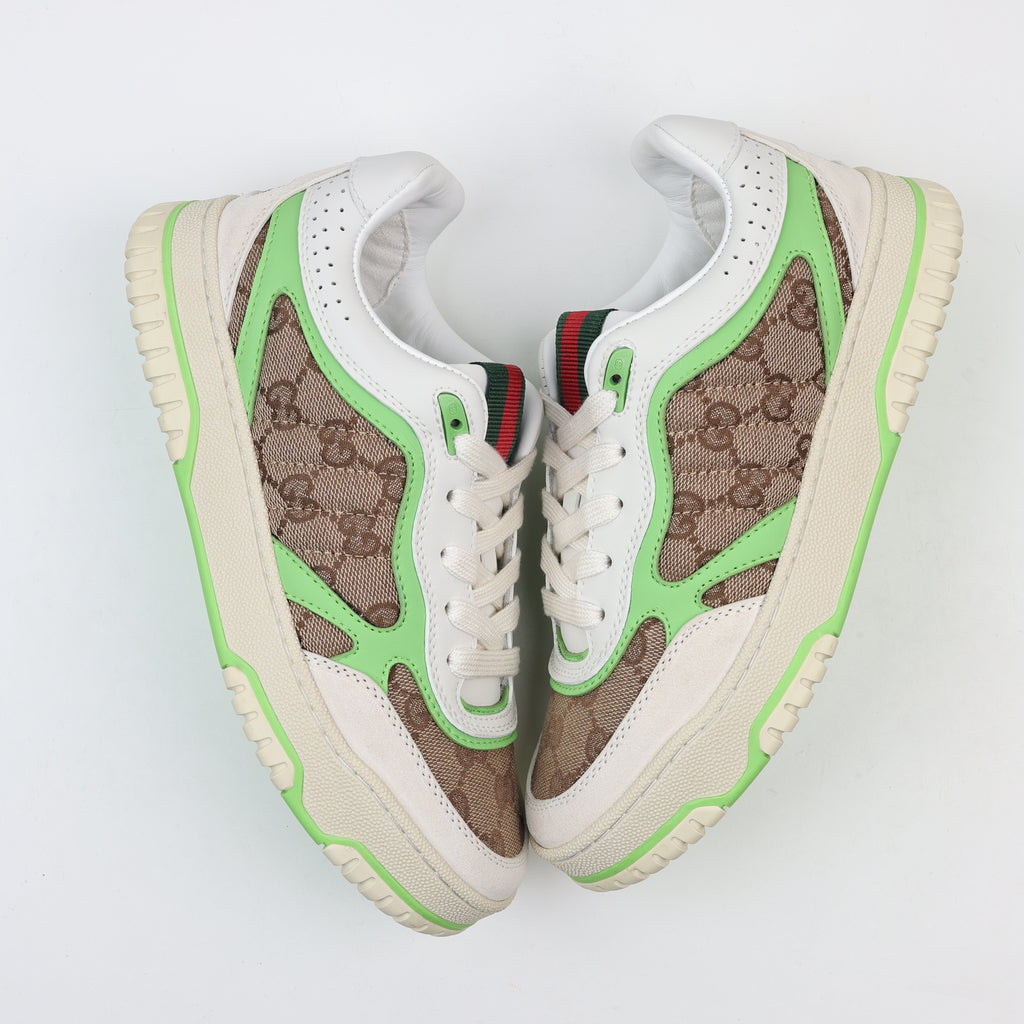 Gucci Re-Web Leather Sneakers Low-Top