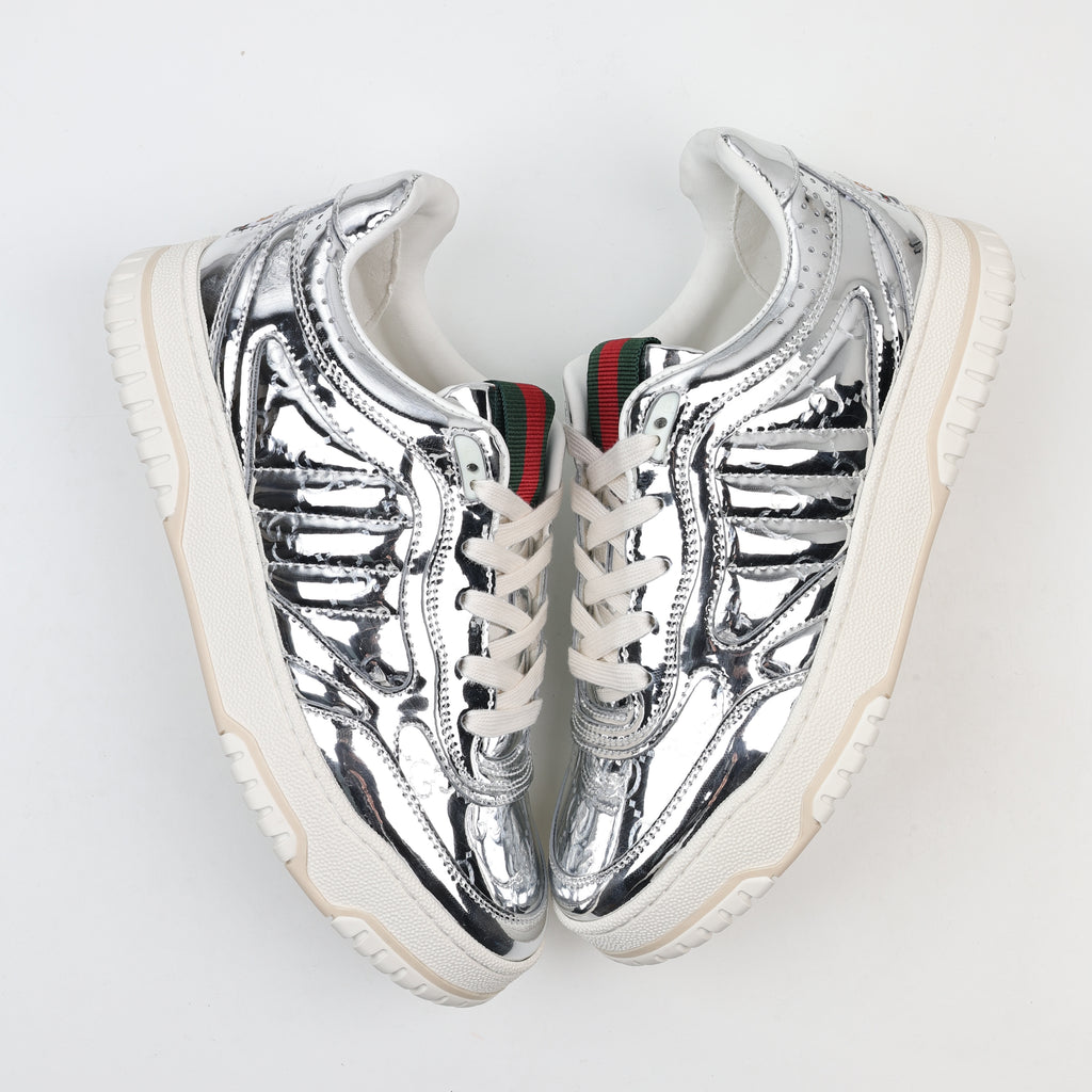 Gucci Re-Web Leather Sneakers Low-Top