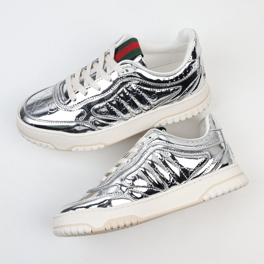 Gucci Re-Web Leather Sneakers Low-Top
