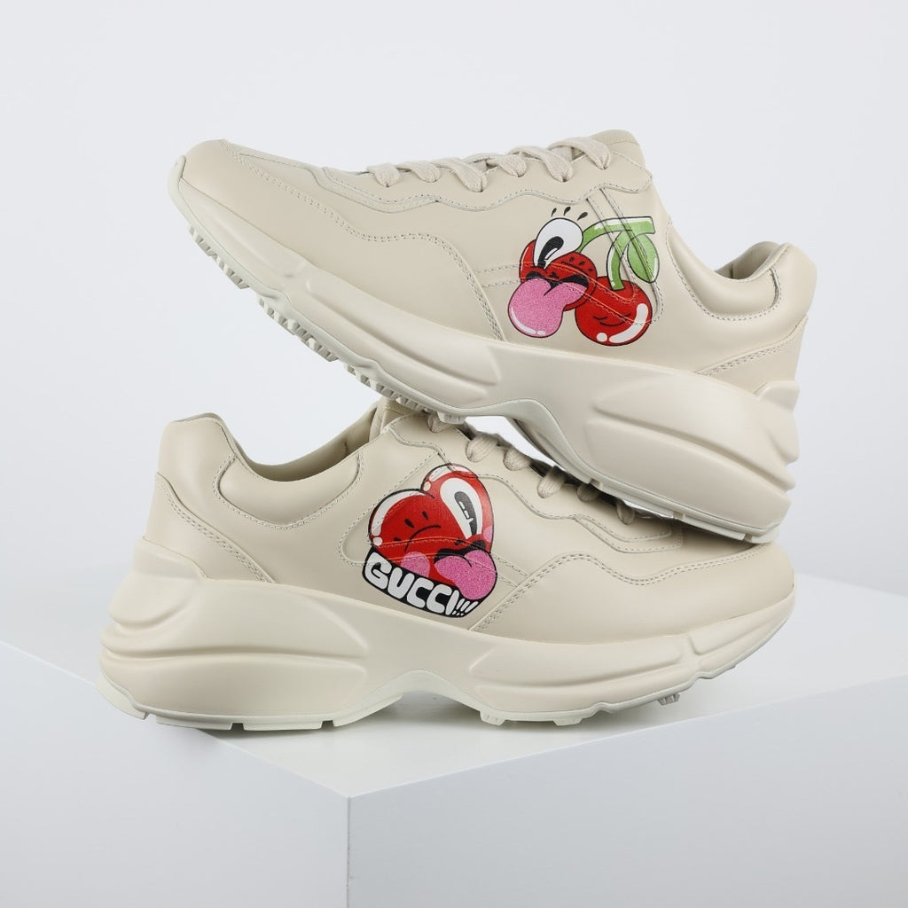 Gucci Rhyton Leather Sneakers