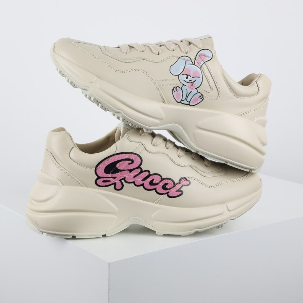 Gucci Rhyton Leather Sneakers