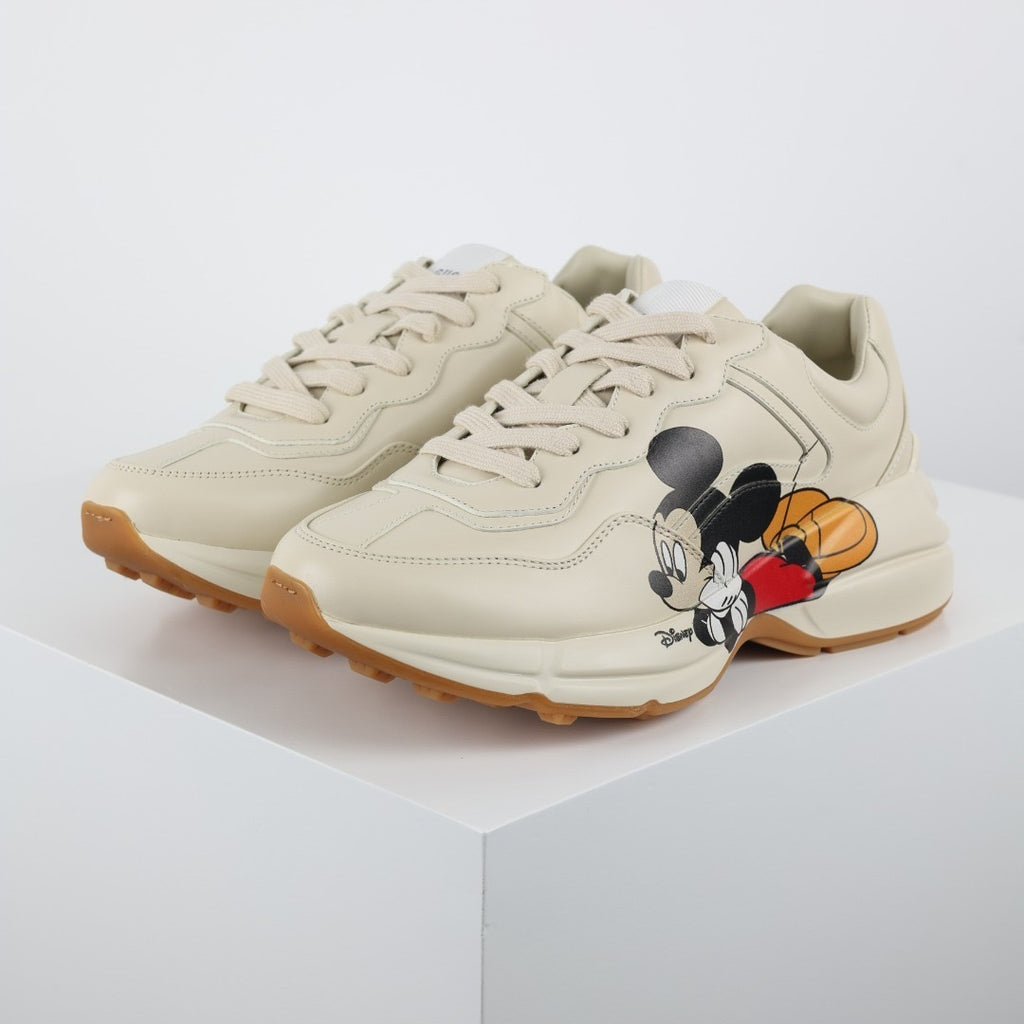 Gucci Rhyton Leather Sneakers