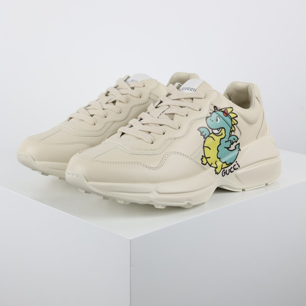 Gucci Rhyton Leather Sneakers