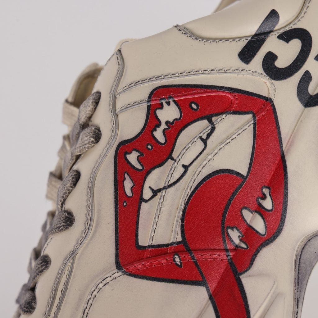 Gucci Rhyton Leather Sneakers
