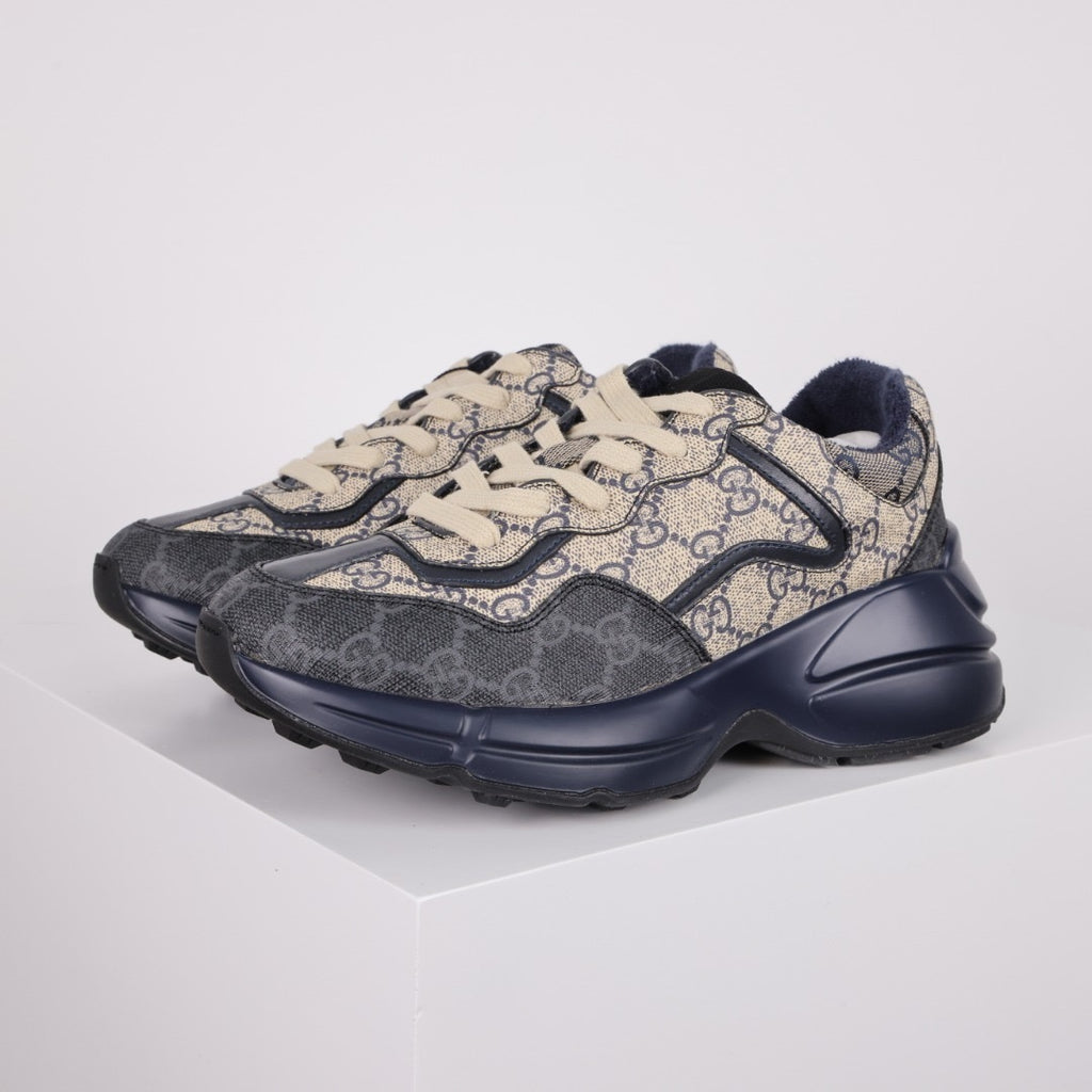 Gucci Rhyton Leather Sneakers