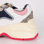 Gucci Rhyton Leather Sneakers