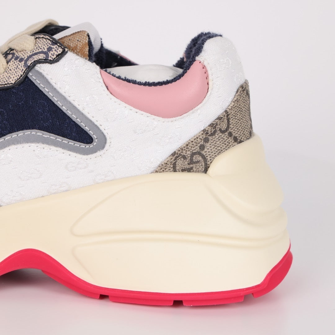 Gucci Rhyton Leather Sneakers